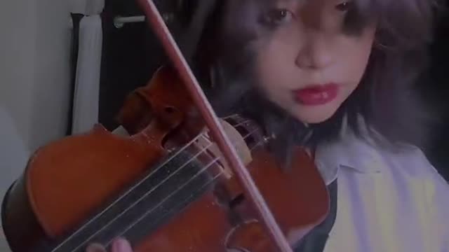 Violin playing