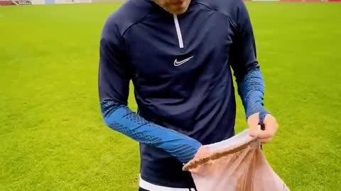 POV hand-delivering World Cup boots to Christian Eriksen