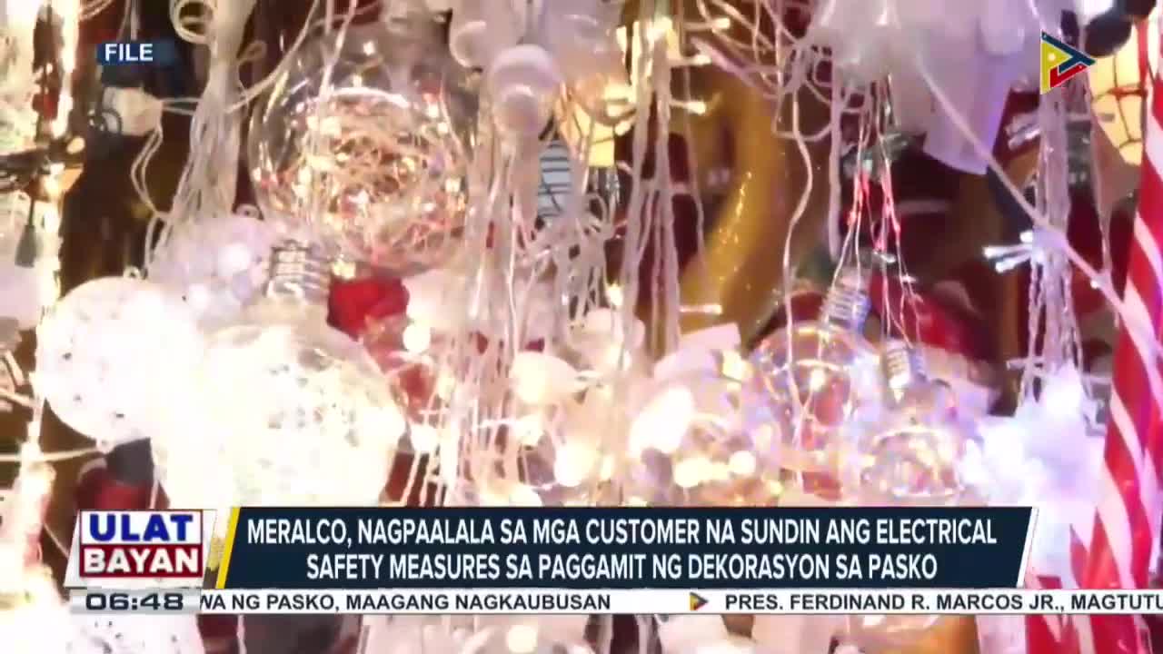 Meralco, nagpaalala sa mga customer na sundin ang electrical safety measures sa paggamit ng dekoras