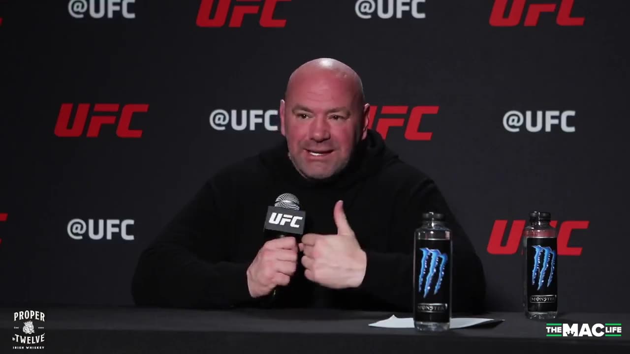 Remember: Dana White was asked about Ivermectin.