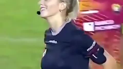 Football Female Referee Got Swag