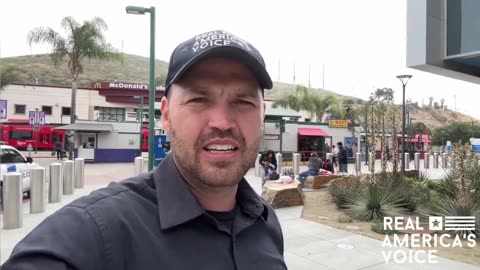 San Ysidro Port of Entry in California Ben Bergquam Confronted by NGO