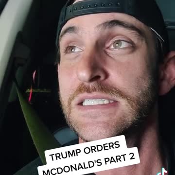 Donald Trump orders McDonalds