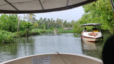 Backwater boating in India