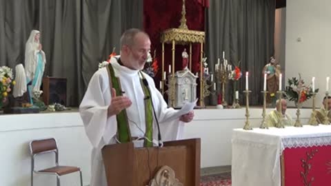 Sermon à Lourdes La conversion; homélie de l'abbé Guy Pagès le dimanche 11 juillet 2021