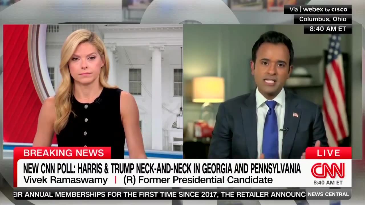 🚨 CNN host instantly regrets having Vivek on after he exposes Kamala as a career fraud in just...