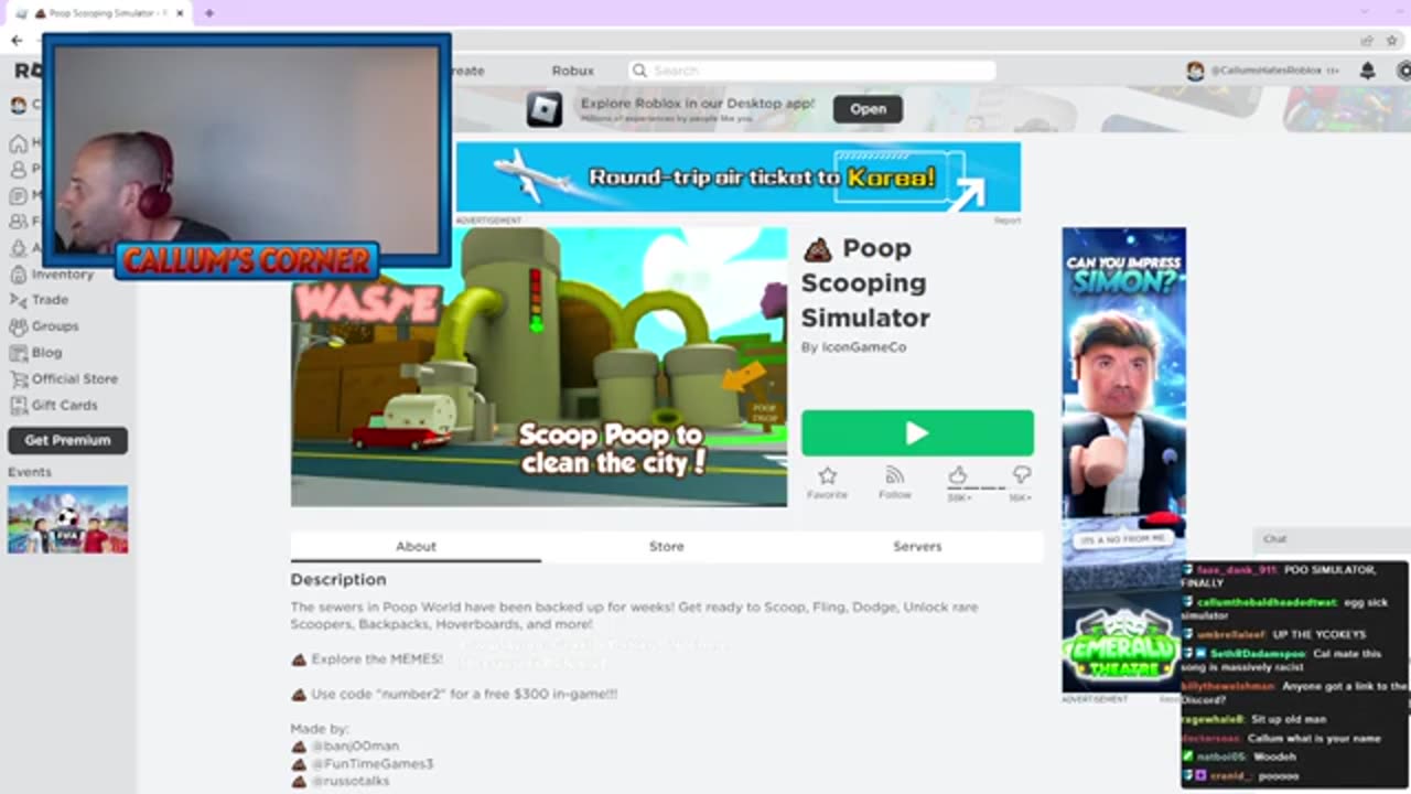 ayupcc - Callum's Corner - 21/10/22 - Birthday Roblox
