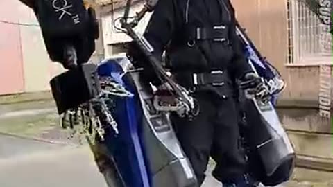 THIS IS A REAL LIVE EXOSKELETON SUIT