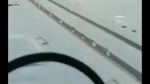 Aerial Footage of Freedom Convoy Heading to Ottawa