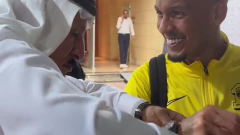 Fabinho gifted a Rolex watch by a Saudi Fan for his performance against Al-Raed