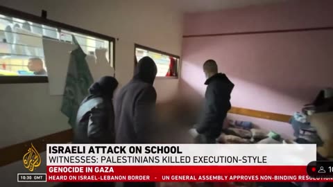 Massacre by Israeli forces in school