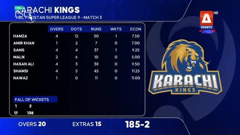 PSL 9: Match 3 Multan Sultans v Karachi Kings Hlts