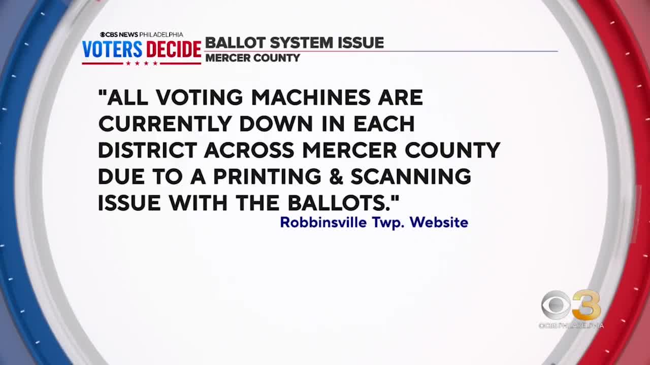 ⚠️Voting machines down in Mercer County, New Jersey