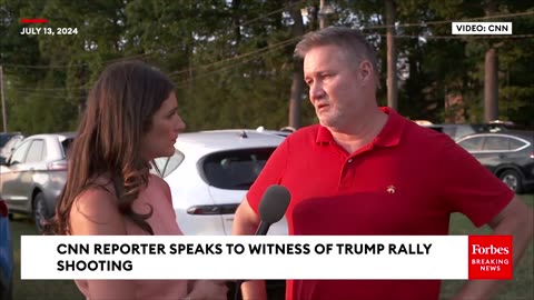 Eyewitness To Trump Rally In PA Shooting Speaks To Reporter