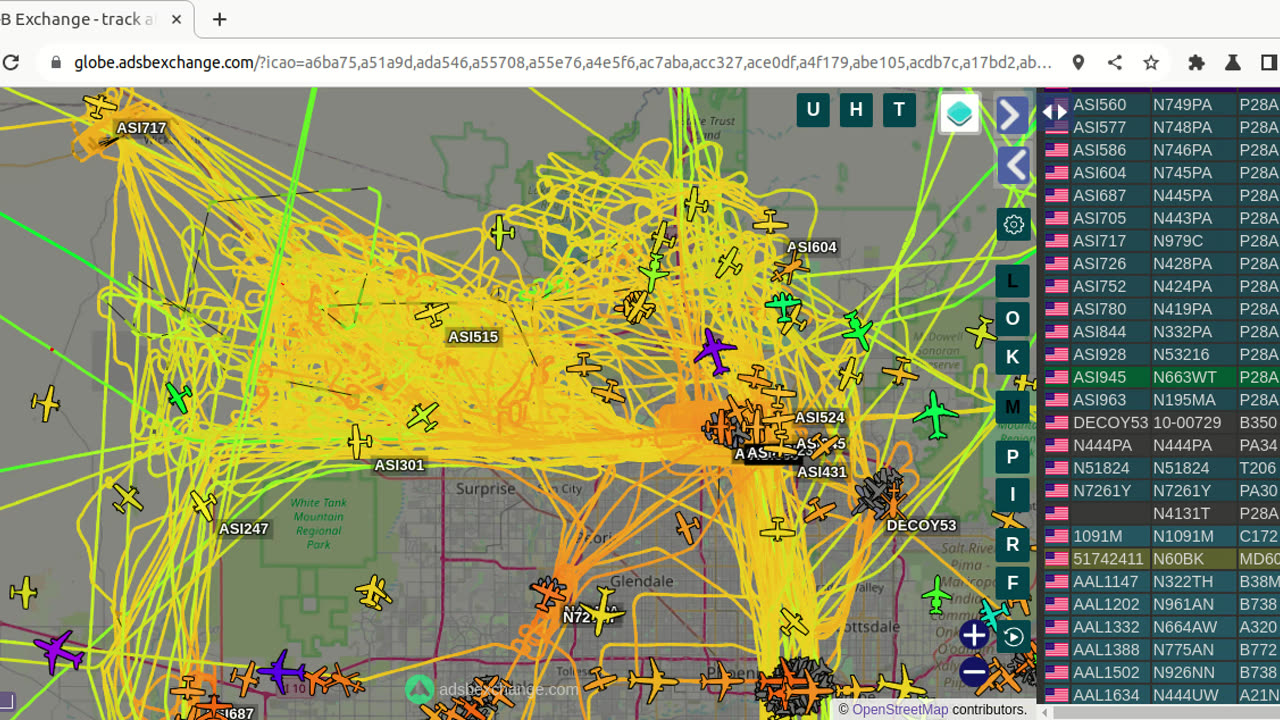 Transpac asshole Aviation N4188T over Morristown - Jan 31st 2024 -