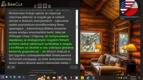 10 listopada 2022 ❌„Strategia zderza się z Rzeczywistością"-„ Nadzieją na pokój jest Donald Trump” ❌