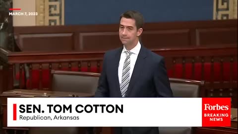 JUST IN- Tom Cotton Accuses Biden Of 'Funneling Your Tax Dollars' To Undermine Israel