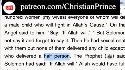 Christian Prince Muslims am i making things up