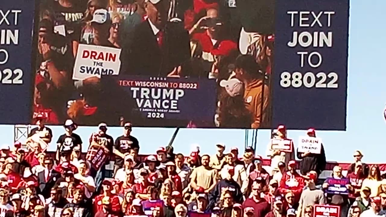 VIDEO 12 TRUMP RALLY MOSINEE WI 8/7/24 #TRUMP24 #SAVEAMERICA24