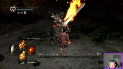 Dark Souls SL1 NG7 Gwyn