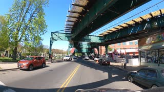 Driving Around Thru 04-30-2022 Front 4K NYC New York Jamaica Ave from beginning to end (2)