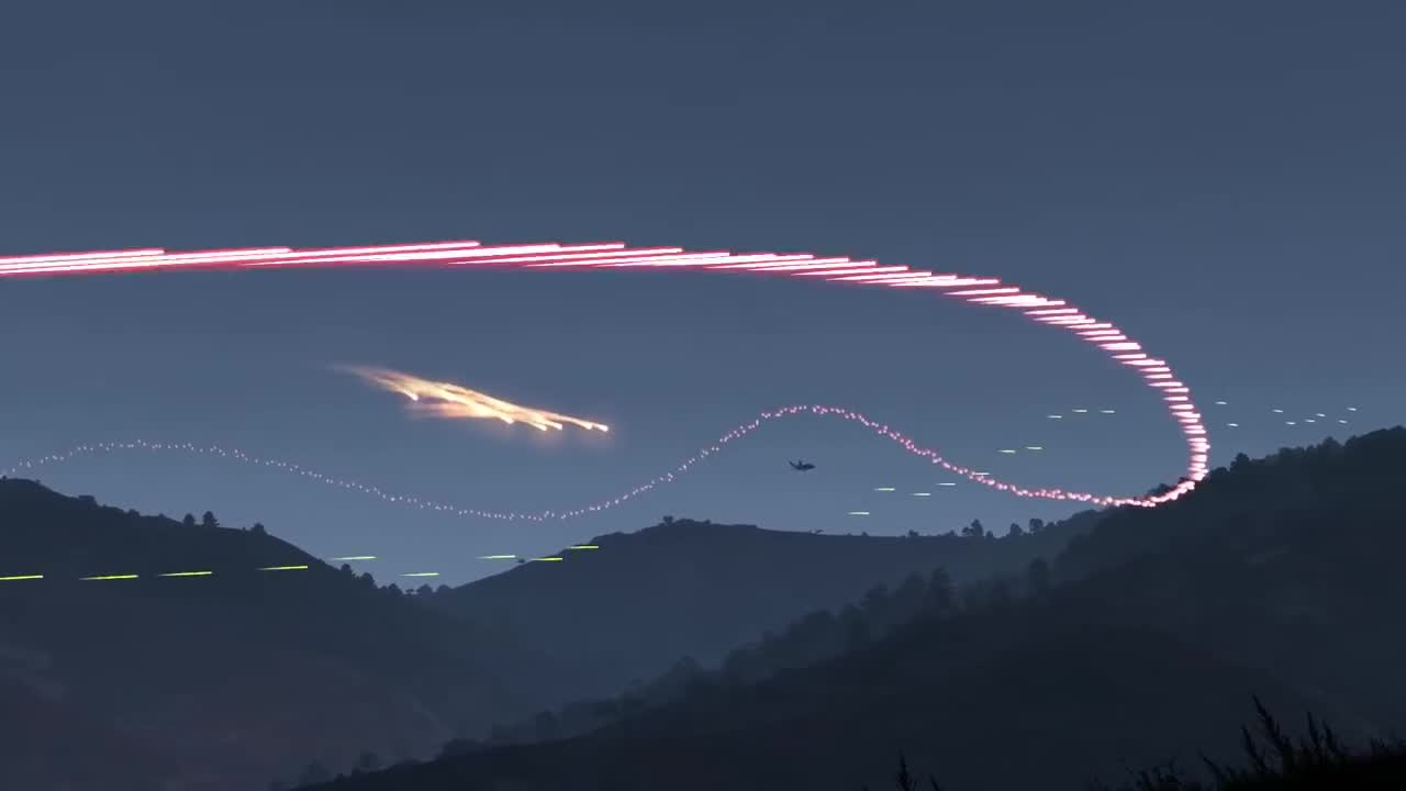 Air Defense System Shooting Down Incoming Jets - C-RAM CIWS in Action - F-35 A-10 - Simulation1
