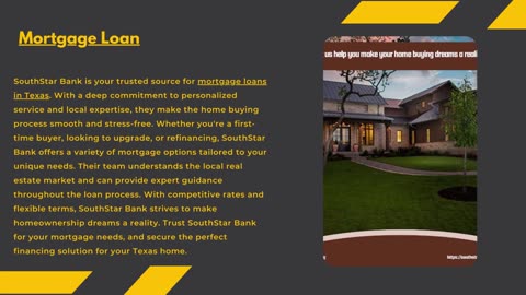Mortgage Loan - SouthStar Bank