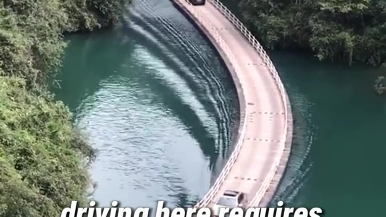 The Most Beautiful Floating Bridge In Hubei, China