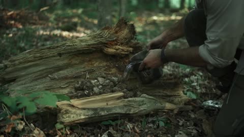 Build The Perfect Shelter, with Hand-cut Shingles And A Warm Fireplace. | Bushcraft Cabin |