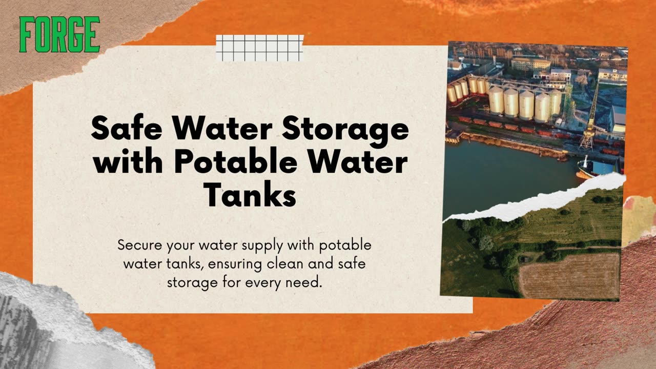 Potable Water Tanks: Essential Solutions by Forge Global