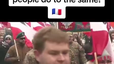 Poland having a massive rally in support of totally banning illegals