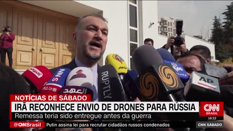 Drones ucraniano e russo duelam nos ares | Primeiro Impacto (14/10/22)