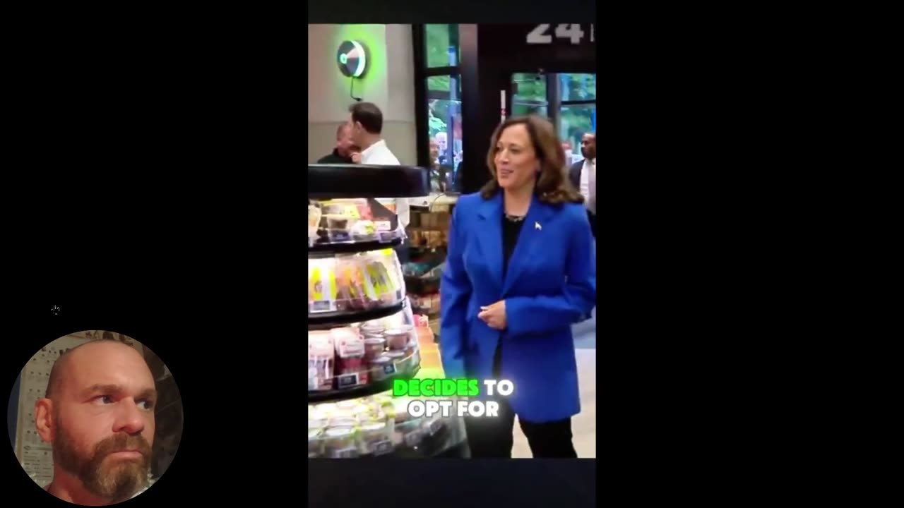 Kamala as a National Geographic humor skit with the right voice