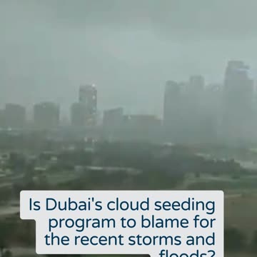 Dubai Flooding 👀⛈️🌊🫤🤯😱