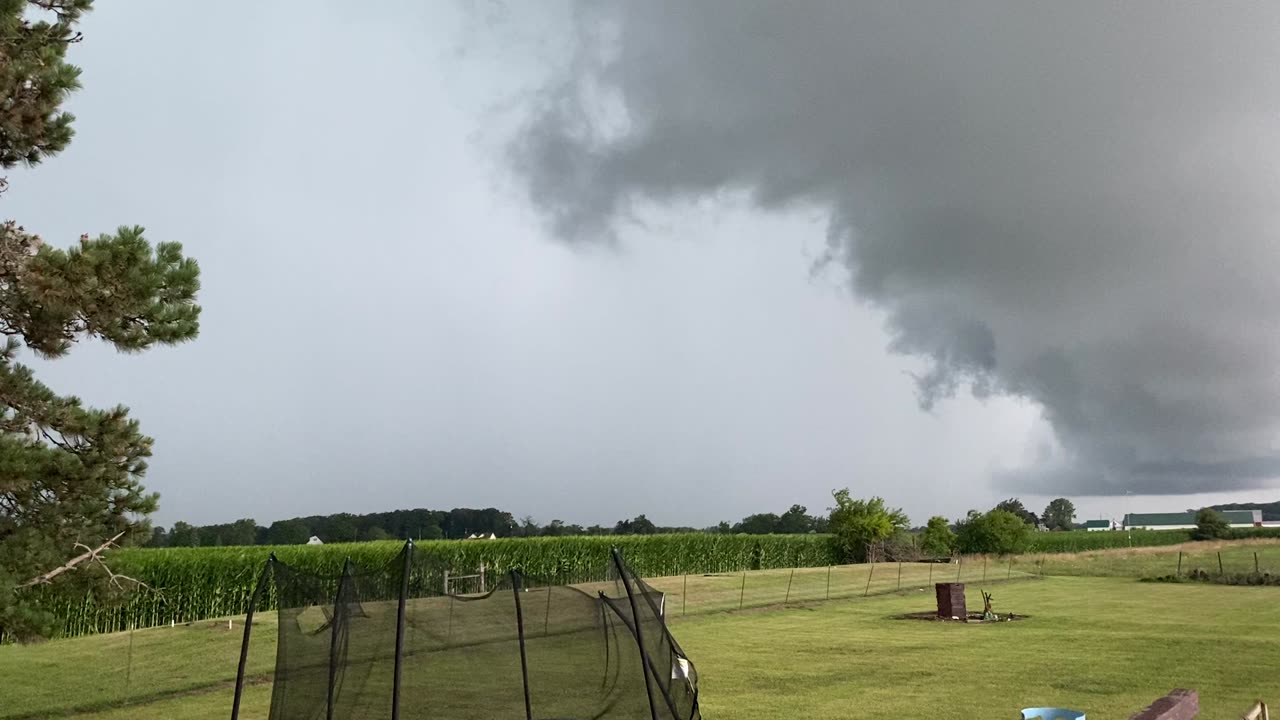 Strange storm clouds passing by