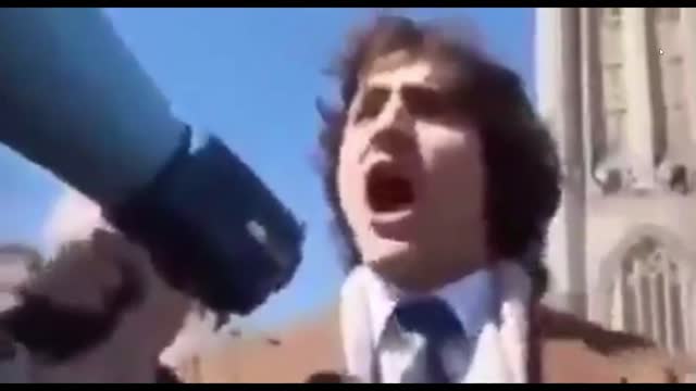 Video shows Younger Trudeau protesting against the lawless government.