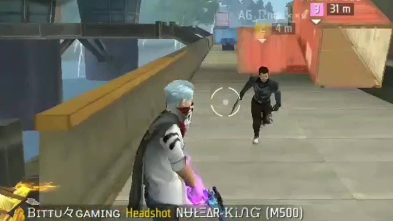 1VS3 CLUTCH MP5+MP40 GARENA FREE FIRE #rumbleshorts #shorts