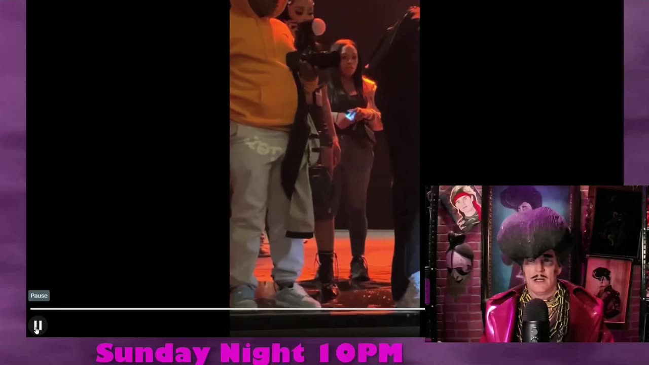 Female Rapper's Ass Getting Slapped Leads to Brawl in Club Audience