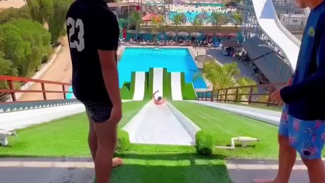 Water slides in Mexico 😂🤯
