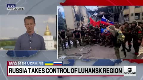 Russia takes control of Luhansk region in Ukraine