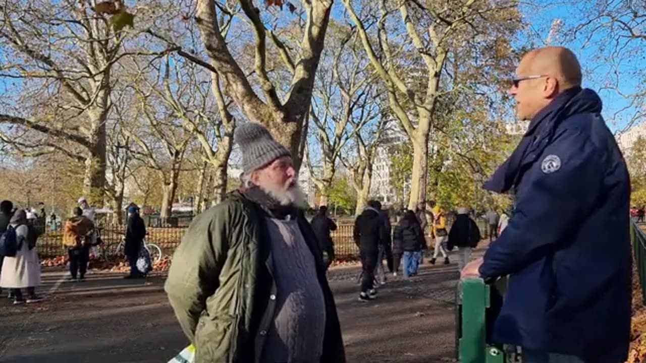 Alex, a Hyde Park regular, yet to be persuaded by the.ahem.compelling arguments