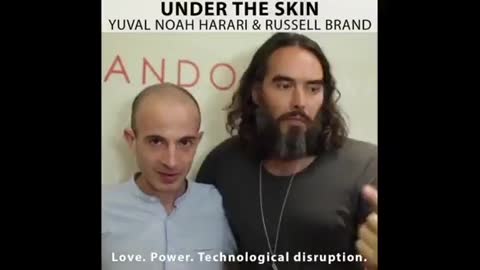 Russell Brand thinks Klaus Schwab’s top advisor, Yuval Noah Harari is a “beautiful person.”