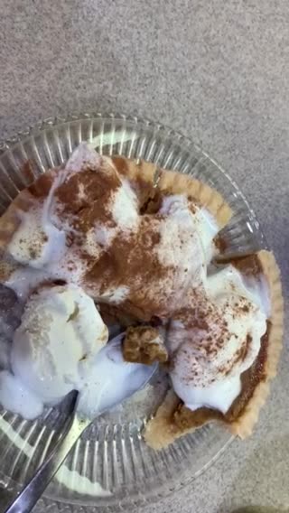 Pumpkin pie cheat day