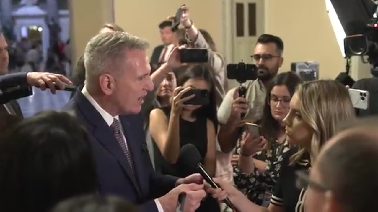 Watch Speaker McCarthy end the career of CNN's Capitol Hill reporter in 55 seconds.