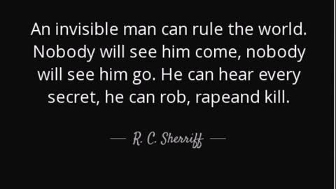 The Invisible Man and His Diabolical Plans