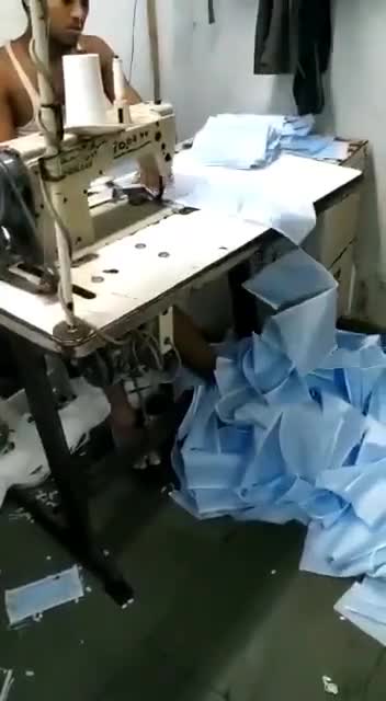 Here's where and how the masks are made that cover your mouth and hide your children's smiles