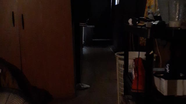 I wake up an look around first
