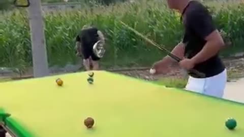 Funny video billiards