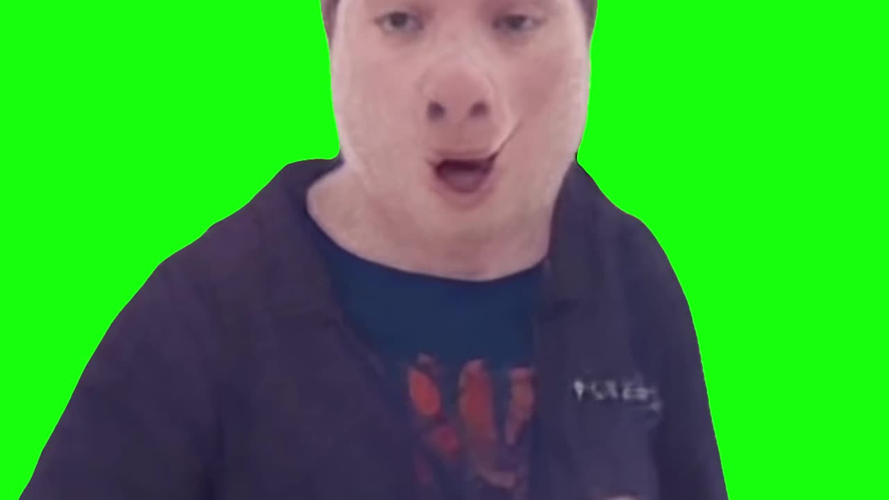 “We Can Go Gyatt for Gyatt” John Pork | Green Screen