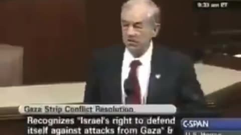 Ron Paul explains the creation of "Hamas"